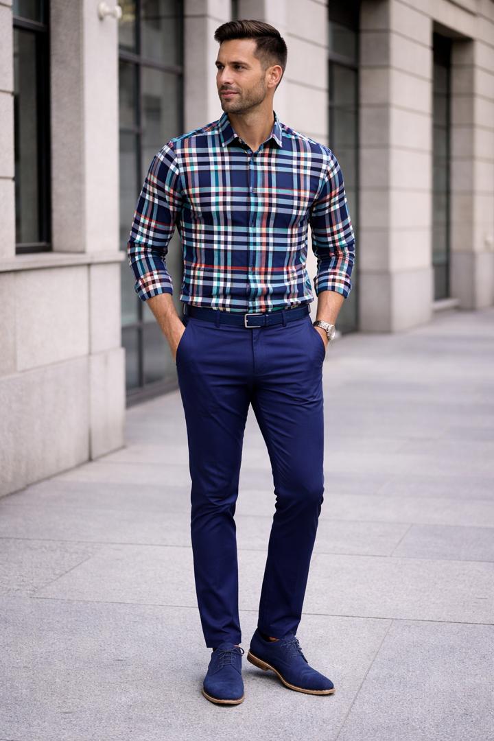 Ensemble chemise de luxe et pantalon