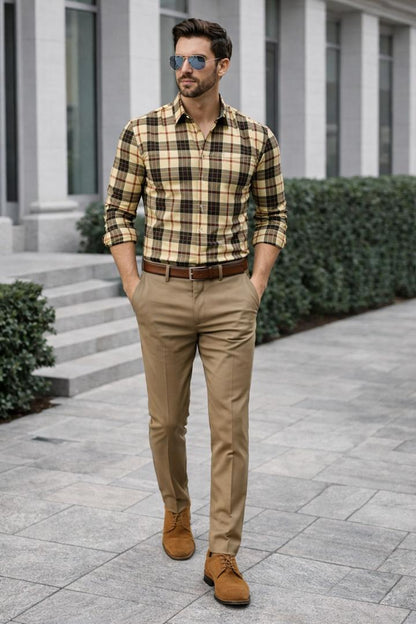 Ensemble chemise de luxe et pantalon