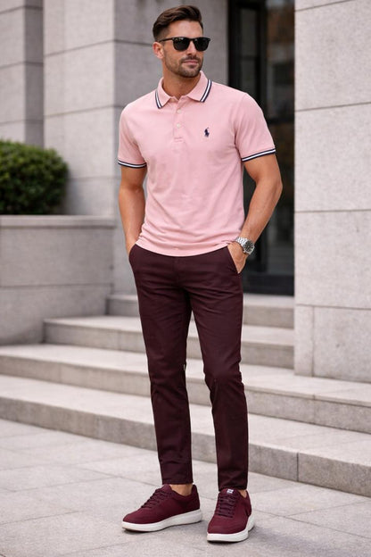 Ensemble Lacoste et pantalon